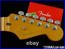 Fender American Ultra Stratocaster Strat NECK & LOCKING TUNERS, D USA Maple
