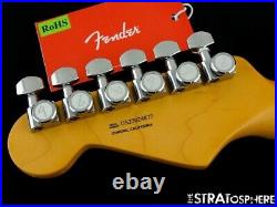 Fender American Ultra Stratocaster Strat NECK and LOCKING TUNERS D Shape Maple