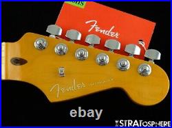 Fender American Ultra Stratocaster Strat NECK with LOCKING TUNERS D Shape, Maple