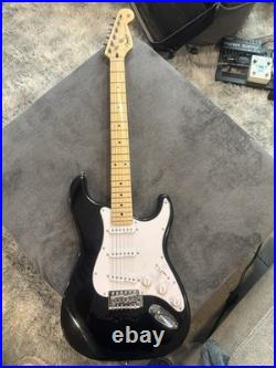 Fender Black & White Stratocaster Electric Guitar