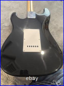 Fender Black & White Stratocaster Electric Guitar