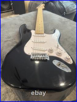 Fender Black & White Stratocaster Electric Guitar