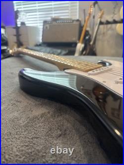 Fender Black & White Stratocaster Electric Guitar