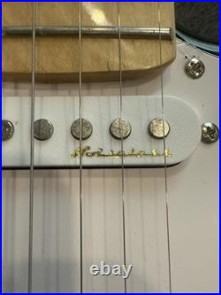 Fender Black & White Stratocaster Electric Guitar