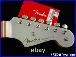 Fender H. E. R. Stratocaster Strat NECK + TUNERS, Painted Headstock C Maple