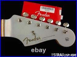 Fender H. E. R. Stratocaster Strat NECK & TUNERS, Painted Headstock C Maple