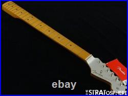 Fender H. E. R. Stratocaster Strat NECK & TUNERS, Painted Headstock C Maple