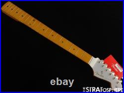 Fender H. E. R. Stratocaster Strat NECK & TUNERS, Painted Headstock C Maple
