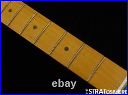 Fender H. E. R. Stratocaster Strat NECK & TUNERS Painted Headstock C Maple