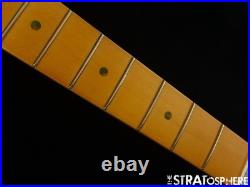 Fender H. E. R. Stratocaster Strat NECK + TUNERS, Painted Headstock C Maple