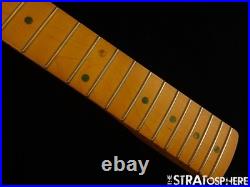 Fender H. E. R. Stratocaster Strat NECK & TUNERS, Painted Headstock C Maple