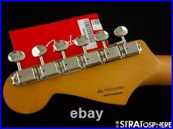 Fender H. E. R. Stratocaster Strat NECK + TUNERS, Painted Headstock C Maple