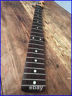 Fender Japan E series Squire stratocaster neck, tuners, string trees Rosewood