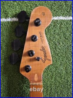 Fender Lic. Allparts Jazz Bass Neck. QUARTERSAWN ROASTED MAPLE. Made in Japan