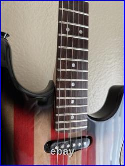Fender Lic Mighty Mite Neck WithAmerican Flag Replacement Stratocaster Body Style Fender Lic Mighty Mite Neck WithAmerican Flag Replacement Stratocaster Body Style