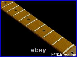 Fender Ltd. American Ultra II Strat NECK + TUNERS D Rolled Edges Roasted Maple