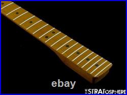 Fender Ltd. American Ultra II Strat NECK + TUNERS D Rolled Edges Roasted Maple