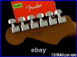 Fender Ltd. American Ultra II Strat NECK + TUNERS D Rolled Edges Roasted Maple