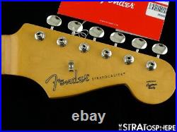 Fender Noventa Stratocaster Strat NECK + TUNERS, 9.5 Radius C Guitar Maple