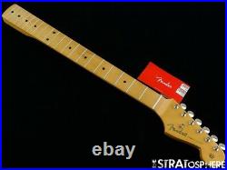 Fender Noventa Stratocaster Strat NECK + TUNERS, 9.5 Radius C Guitar Maple