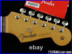 Fender Noventa Stratocaster Strat NECK + TUNERS 9.5 Radius C Guitar Pau Ferro