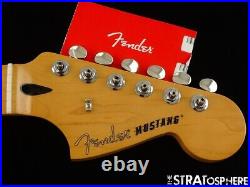 Fender Player II Mustang Series NECK + TUNERS, Guitar 9.5 Radius C 24 Maple