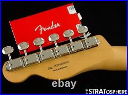 Fender Player II Telecaster Tele NECK with TUNERS Rolled Edges Modern C MN Maple Fender Player II Telecaster Tele NECK with TUNERS Rolled Edges Modern C MN Maple