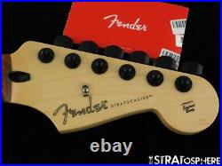 Fender Player Stratocaster Strat NECK + HIPSHOT BLK LOCKING TUNERS BLK Pau Ferro