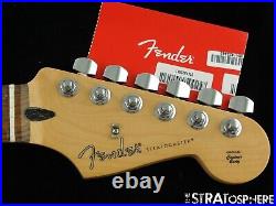 Fender Player Stratocaster Strat NECK + TUNERS C 9.5 Guitar, PF Pau Ferro