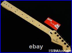 Fender Player Stratocaster Strat NECK plus HIPSHOT BLACK LOCKING TUNERS Maple