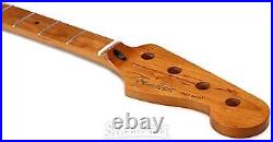 Fender Roasted Maple Standard Series Replacement J Bass Neck Maple Fingerboard Fender Roasted Maple Standard Series Replacement J Bass Neck Maple Fingerboard