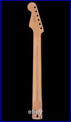 Fender Satin Roasted Maple Stratocaster Neck, Flat Oval Shape #63560