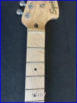 Fender Squier Affinity Stratocaster Maple Guitar Neck with Tuners/Plate Bolts