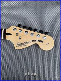 Fender Squier Standard Stratocaster Maple loaded neck big 70s headstock