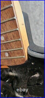 Fender Squier Strat Neck and Body, Parts Tuners, Bridge, Pickups Old Vtg Project