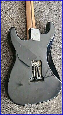 Fender Squier Strat Neck and Body, Parts Tuners, Bridge, Pickups Old Vtg Project