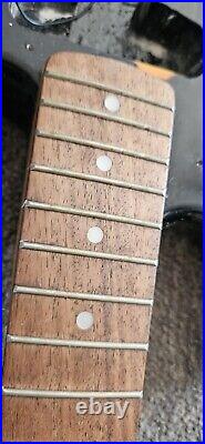 Fender Squier Strat Neck and Body, Parts Tuners, Bridge, Pickups Old Vtg Project