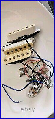 Fender Squier Strat Neck and Body, Parts Tuners, Bridge, Pickups Old Vtg Project