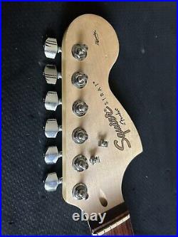 Fender Squier Stratocaster Gold Logo Guitar Neck Real Rosewood withTuners 2016