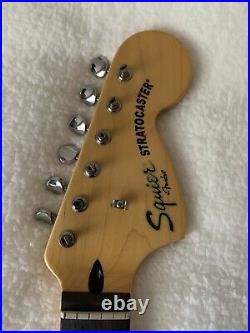 Fender Squier Stratocaster Rosewood Guitar Neck withTuners NICE