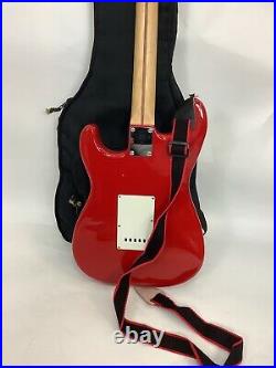 Fender Squier Stratocaster Strat Red, Maple Neck -vintage Made In Japan -1993/4