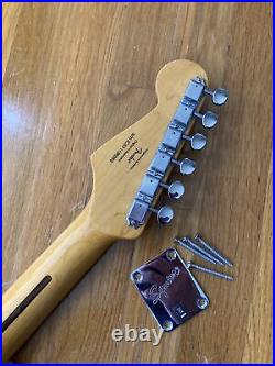 Fender Squier Vintage Modified 60s Stratocaster Neck+Tuners+Neck Plate. USED