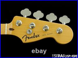 Fender Standard J Jazz BASS NECK + TUNERS Guitar Parts Modern C Maple