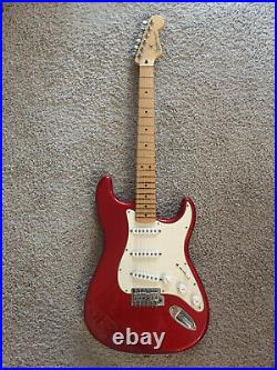 Fender Standard Stratocaster 2006 MIM Candy Apple Red Maple Neck Guitar