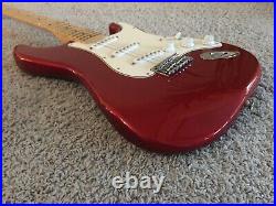 Fender Standard Stratocaster 2006 MIM Candy Apple Red Maple Neck Guitar
