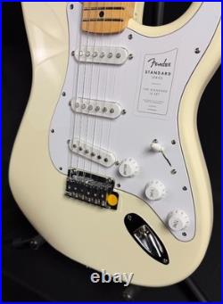 Fender Standard Stratocaster (2025) Electric Guitar Olympic White Finish (314)