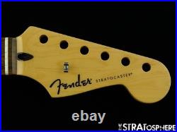 Fender Standard Stratocaster Strat, NECK, Modern C Parts, Indian Laurel