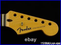 Fender Standard Stratocaster Strat, NECK, Modern C Parts, Indian Laurel
