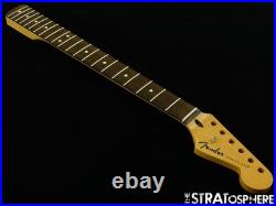 Fender Standard Stratocaster Strat, NECK, Modern C Parts, Indian Laurel