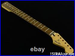 Fender Standard Stratocaster Strat, NECK, Modern C Parts, Indian Laurel